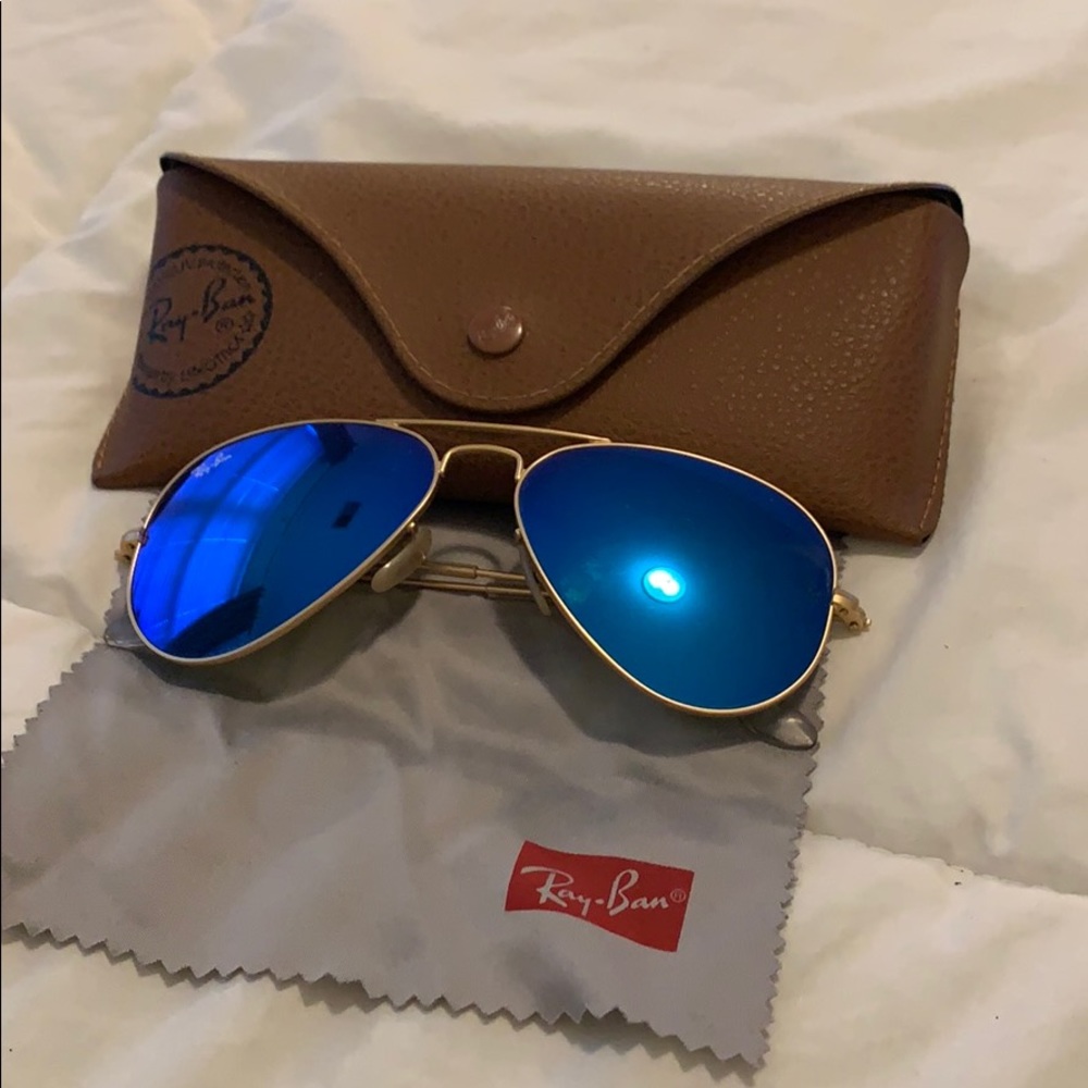 Aviator Flash Lenses - blue